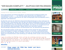 Tablet Screenshot of baupfusch.info